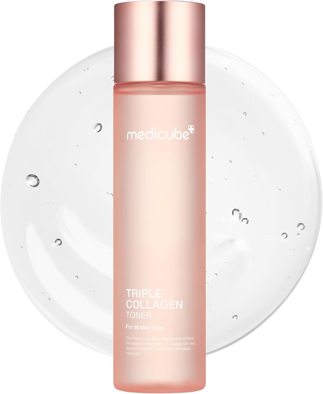 Medicube Triple Collagen Toner - Hydrolyzed, Atelo, & Soluble Collagen for Deep Hydration & Plump Skin - Fast-Absorbing Formula for All-Day Suppleness, Korean Skincare (4.73 fl.oz.)